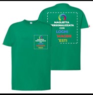 Magliette personalizzate lato cuore e schiena
