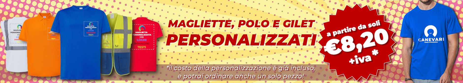 Abbigliamento con personalizzazione