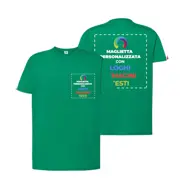 Magliette personalizzate lato cuore e schiena