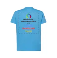 Magliette personalizzate su schiena