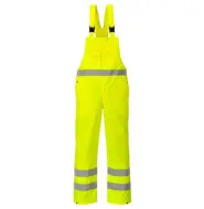 Pantaloni a pettorina alta visibilità