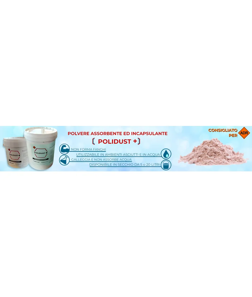 Polveri e granuli assorbenti