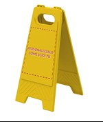 Cavalletto segnaletico personalizzato