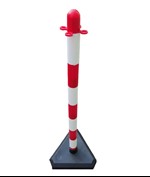 Colonnina bicolore economica in PVC.