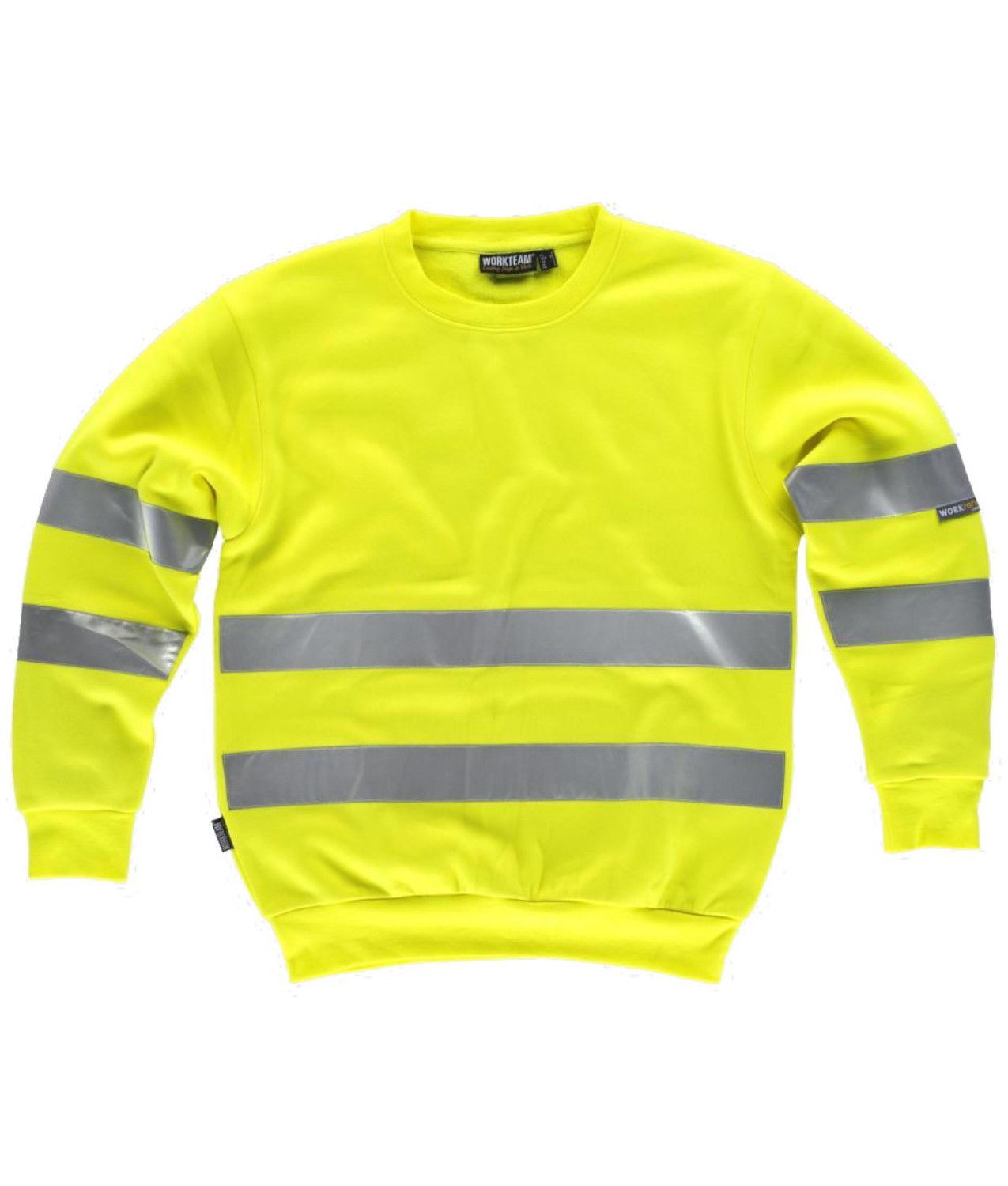 Felpa girocollo alta visibilità Workteam