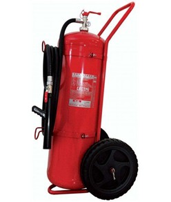 Estintore carrellato a polvere estinguente