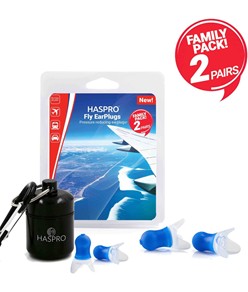 Tappi auricolari per viaggi in aereo Haspro Tappi auricolari per viaggi in aereo Haspro