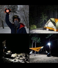 Faretto ricaricabile con powerbank