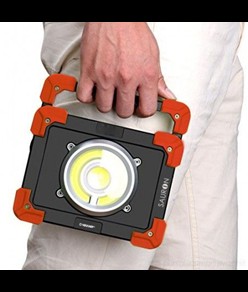 Faretto ricaricabile con powerbank