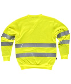 Felpa girocollo alta visibilità Workteam