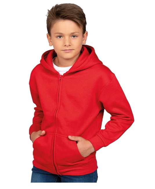 Felpa bambini con zip e cappuccio JHK Felpa bambini con zip e cappuccio JHK