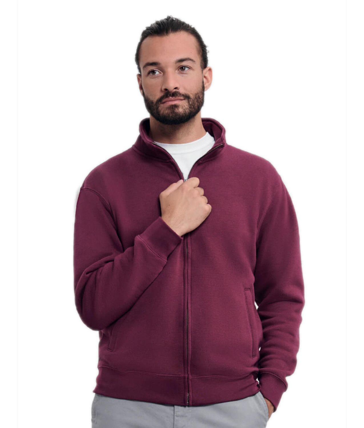 FELPA UOMO ZIP INTERA AUTHENTIC Russell