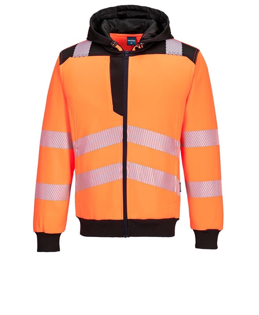 Felpa ad alta visibilità con cappuccio Portwest PW327 Felpa ad alta visibilità con cappuccio Portwest PW327