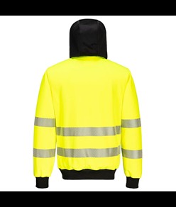 Felpa ad alta visibilità con cappuccio Portwest PW327