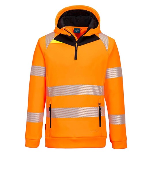 Felpa con cappuccio alta visibilità DX4 Portwest DX482 Felpa con cappuccio alta visibilità DX4 Portwest DX482