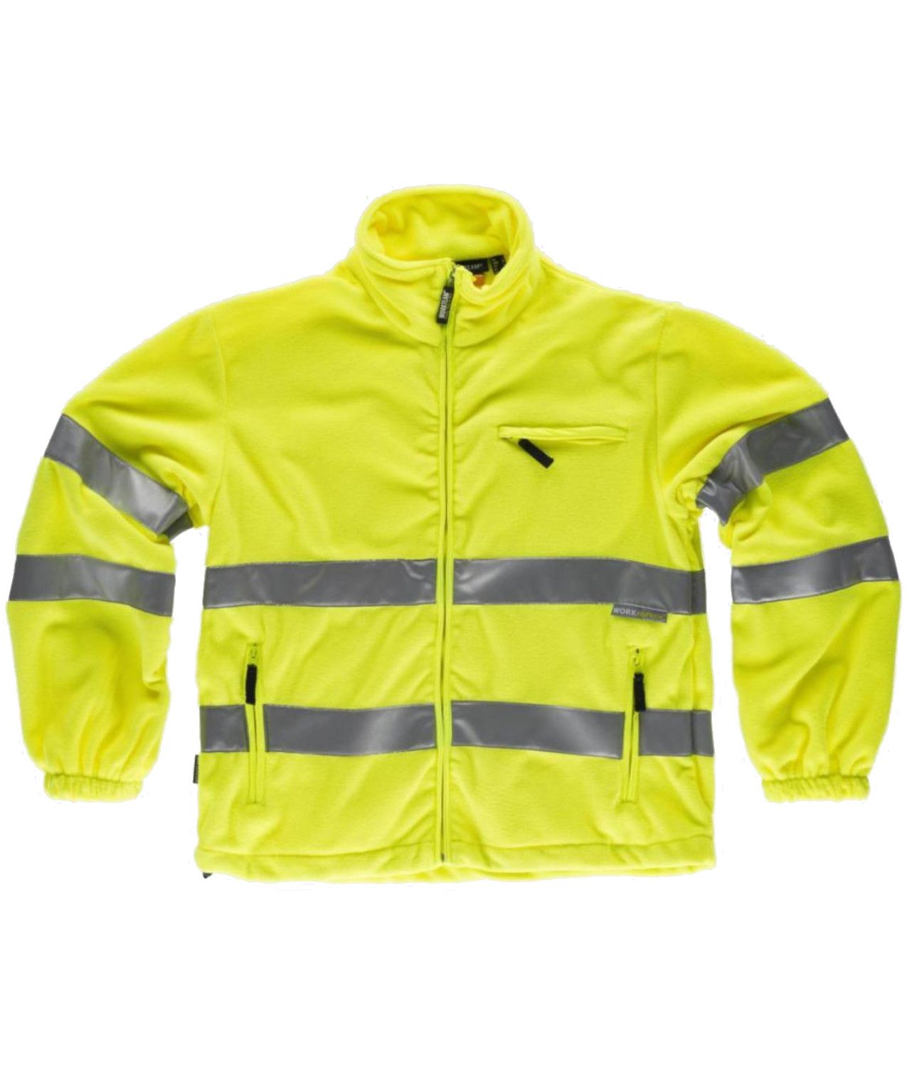 Felpa in pile con bande rifrangenti Workteam