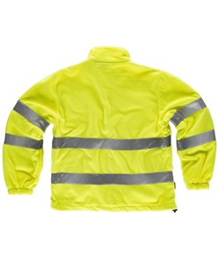 Felpa in pile con bande rifrangenti Workteam