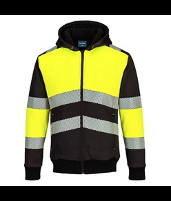 Felpa ad alta visibilità con cappuccio Portwest PW377