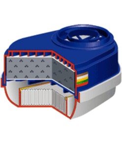 Filtro per maschera Drager X-PLORE 3300 - A2