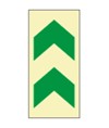freccia da pavimento fotoluminescenti