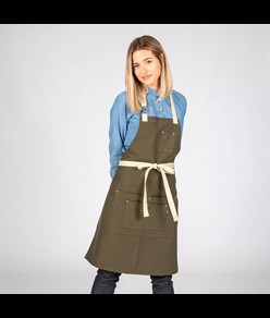 Grembiule pettorina con fibbia legata Garys