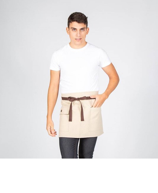 Grembiule corto beige Garys Grembiule corto beige Garys