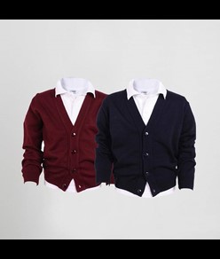 Cardigan bambino abbottonato Garys