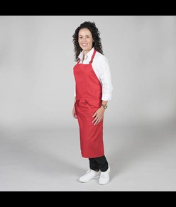 Grembiule con pettorina twill Garys