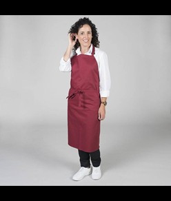 Grembiule con pettorina twill Garys