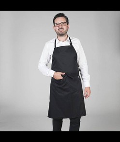 Grembiule pettorina e tasca twill poliester Garys