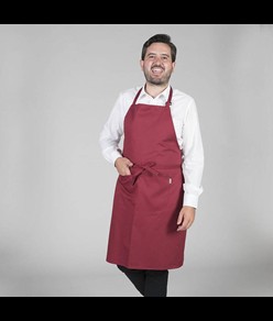 Grembiule pettorina e tasca twill poliester Garys