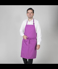 Grembiule con pettorina e tasca twill Garys