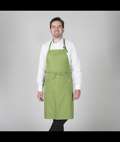 Grembiule con pettorina e tasca twill Garys