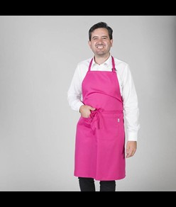 Grembiule con pettorina e tasca twill Garys