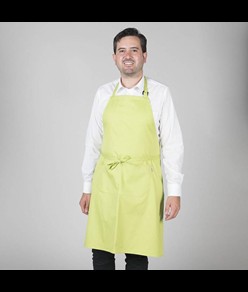 Grembiule con pettorina e tasca twill Garys