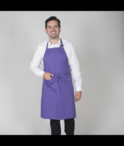 Grembiule con pettorina e tasca twill Garys