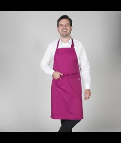 Grembiule con pettorina e tasca twill Garys