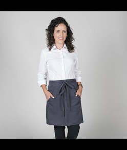 Grembiule senza pettorina e tasca twill poliester Garys