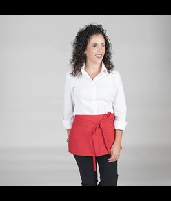 Grembiule corto con tasca twill poliester Garys