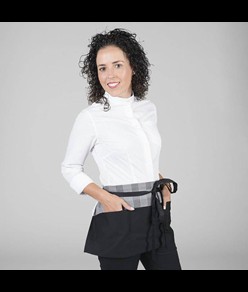 Grembiule corto con tasca combinato Garys