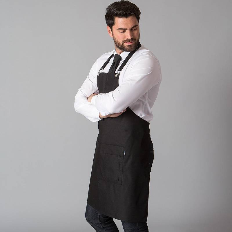 Grembiule con pettorina satin Garys