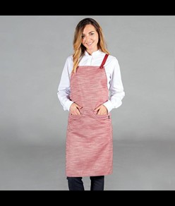 Grembiule con pettorina twill rustica Garys