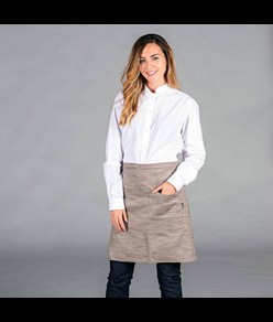 Grembiule senza pettorina twill rustica Garys