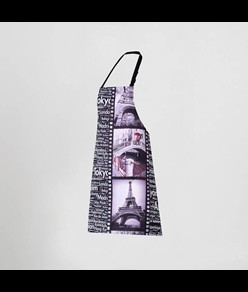 Grembiule con pettorina con stampa Garys