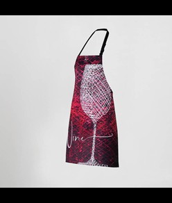 Grembiule con pettorina con stampa Garys