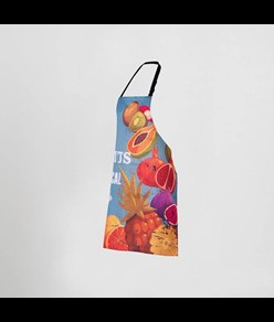 Grembiule con pettorina con stampa Garys