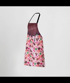 Grembiule con pettorina con stampa Garys