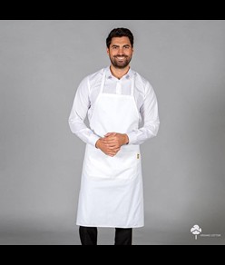 Grembiule con pettorina tessuto organico Garys