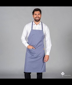 Grembiule con pettorina tessuto organico Garys