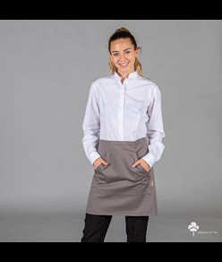 Grembiule senza pettorina tessuto organico Garys